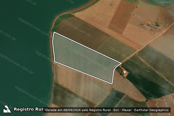 Imagem de satélite de Fazenda Águas Verdes - PARCELA 03 em Boa Esperança - MG