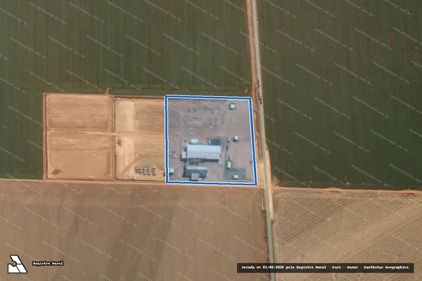 Imagem de satélite de CHÁCARA PARAÍSO PARTE 01 - Área Desmembrada em Campos de Júlio - MT