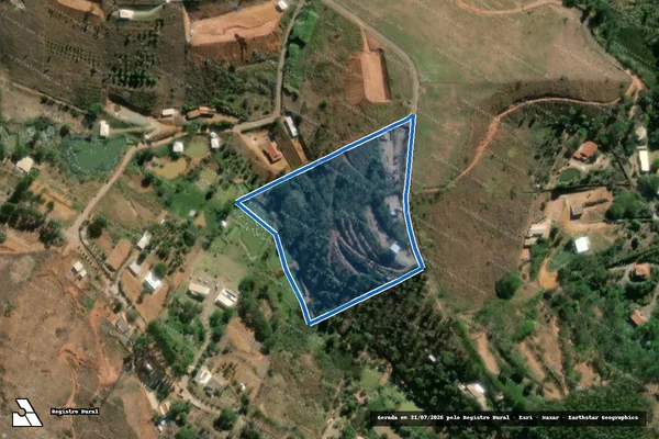 Imagem de satélite de FAZENDA SANTA IGNACIA - PARCELA 25 em Caratinga - MG