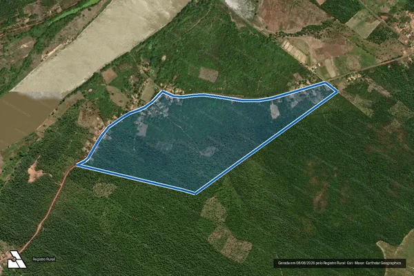 Imagem de satélite de FAZENDA SANTA RITA - Parte 2 em União - PI