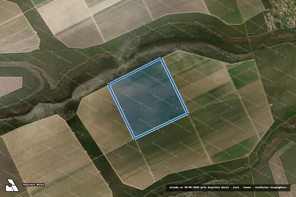 Imagem de satélite de Fazenda Bananal IX - Fazenda Bananal IX - Área 04 em Luís Eduardo Magalhães - BA