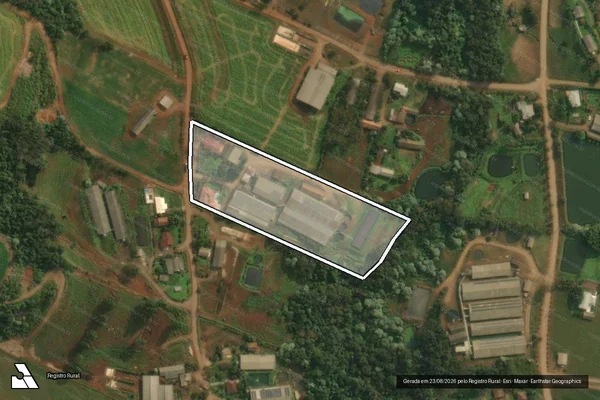 Imagem de satélite de Parte do Lote Rural nº 12 - LOTE RURAL Nº 12-A em São João do Oeste - SC