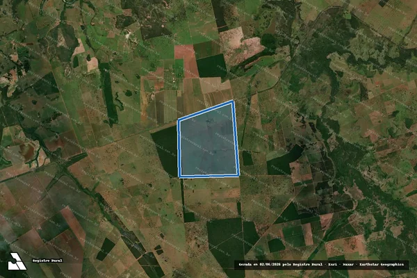Imagem de satélite de FAZENDA SÃO CRISTÓVÃO / FAZENDA SÃO CRISTÓVÃO em Dois Irmãos do Buriti - MS