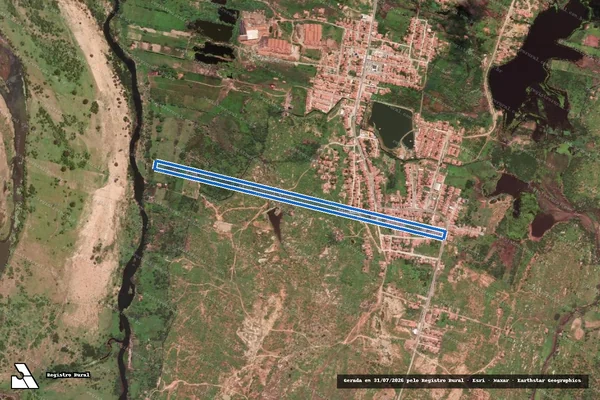Imagem de satélite de Sítio Caiçarinha - Parte 1 em Itajá - RN