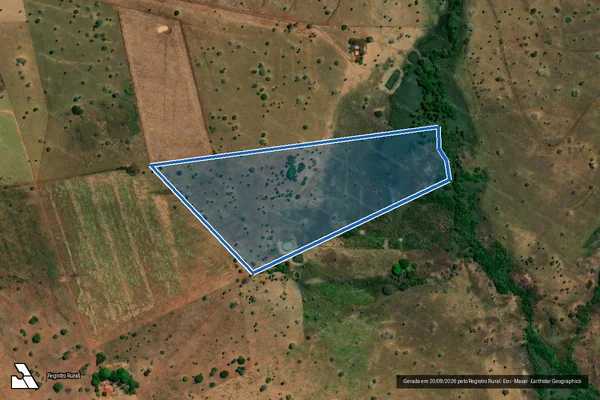 Imagem de satélite de FAZENDA FLORESTA - Parte 2 em São Pedro dos Crentes - MA