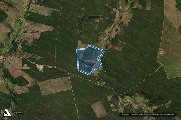 Imagem de satélite de LOTE 89 - PROJETO DE ASSENTAMENTO CRAUNO - Gleba Unica em Jequitinhonha - MG