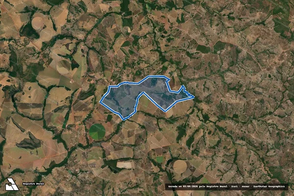 Imagem de satélite de FAZENDA DENISE  - GLEBA 2 em Matrinchã - GO