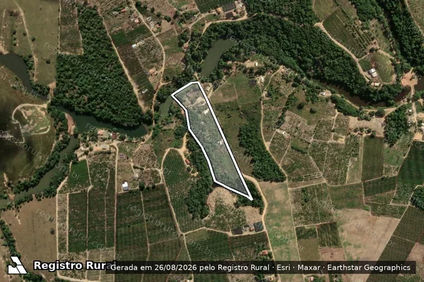 Imagem de satélite de SITIO SAO JOAO BATISTA - Parcela 1 em São Mateus - ES