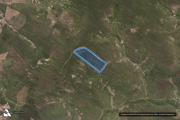 Imagem de satélite de FAZENDA MARIA PEREIRA ? GLEBA 01 - Parte 2 em Itinga - MG