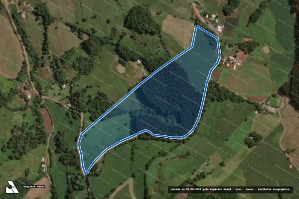 Imagem de satélite de Imóvel Rural - Parte 1 em Campos Novos - SC