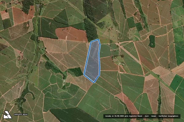 Imagem de satélite de SITIO SANTO ANTONIO - Parte 1 em Cedral - SP