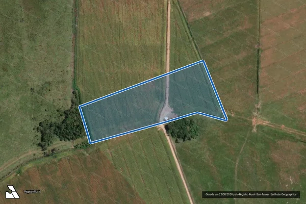 Imagem de satélite de FAZENDA DO AREIÃO - Parte 1 em São Sebastião da Bela Vista - MG