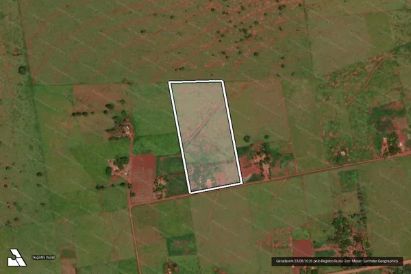 Imagem de satélite de Projeto de Assentamento Santa Mônica - Lote 433 FETAGRI em Terenos - MS