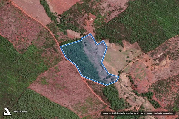 Imagem de satélite de Fazenda Barriguda ? Parcela 01 - Parcela 3 em Araçuaí - MG