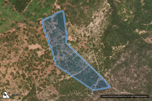 Imagem de satélite de SITIO ALTO DA CRUZ - Parte 1 em Francisco Dumont - MG