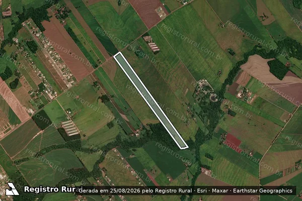 Imagem de satélite de Lote n. 163 - Gleba Centenário - Parcela 1 em Mandaguaçu - PR