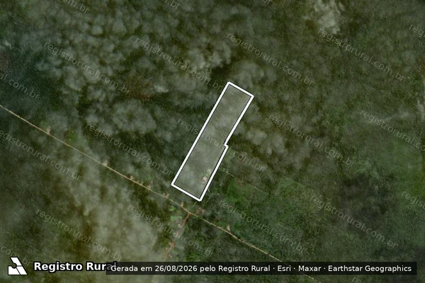 Imagem de satélite de PA FLORESTA- FAZENDA SANTO ANTONIO- LOTE 72 - Parte 1 em Matões - MA