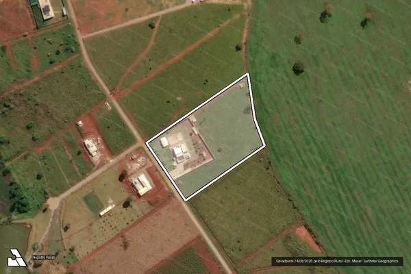 Imagem de satélite de Fazenda do Seara ou Barro Preto - Gleba 45 em Pará de Minas - MG