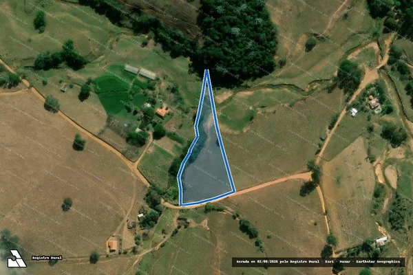 Imagem de satélite de ?10º Quinhão? - ?Fazenda Bom Jardim?  - Gleba 1 em Rio Pomba - MG