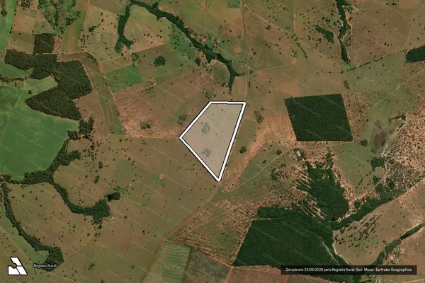 Imagem de satélite de FAZENDA ESPIGÃO ALTO - GLEBA B em Jaraguari - MS