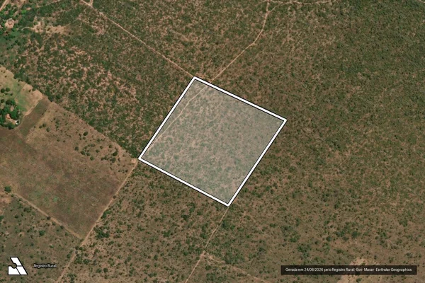 Imagem de satélite de P.A. RIACHO CLARO - LOTE 51A em Arinos - MG