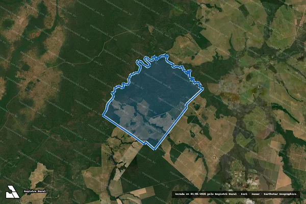 Imagem de satélite de Fazenda Santa Maria - Fazenda Santa Maria ? Parte A em Barra do Bugres - MT