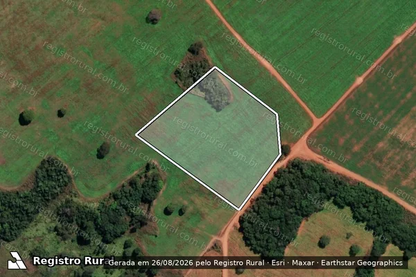 Imagem de satélite de FAZENDA SAPÉ DE CIMA - 001 em Caldas Novas - GO