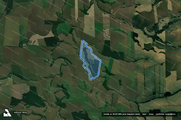 Imagem de satélite de FAZENDA JUREMA - Parte 1 em Cambé - PR