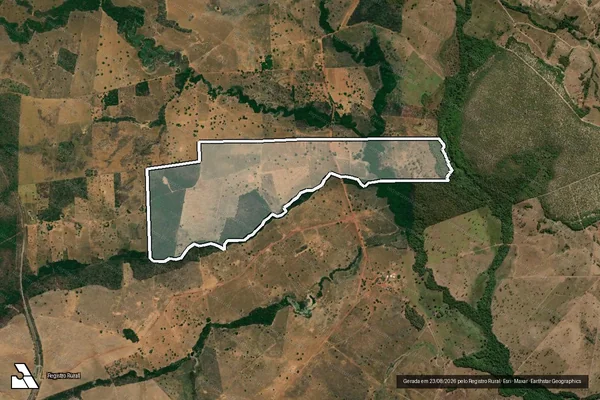 Imagem de satélite de Fazenda Santa Cruz, Unificação das Áreas da Gleba 06 e Parte da Gleba 05, Desmembrado do Lote n° 07 do Loteamento, n° 03, Rodeio - 001 em Miracema do Tocantins - TO