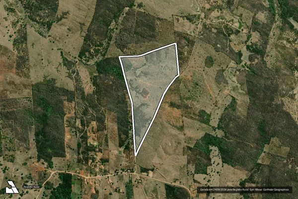 Imagem de satélite de SÍTIO BANANEIRAS - Parte 1 em Ipaumirim - CE