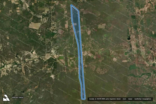 Imagem de satélite de FAZENDA MUNDO NOVO - Parte 1 em Morada Nova - CE