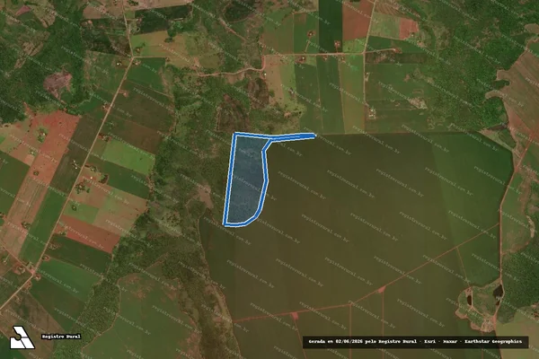 Imagem de satélite de Fazenda Formosa-Área 01B - Área 01B em Maracaju - MS