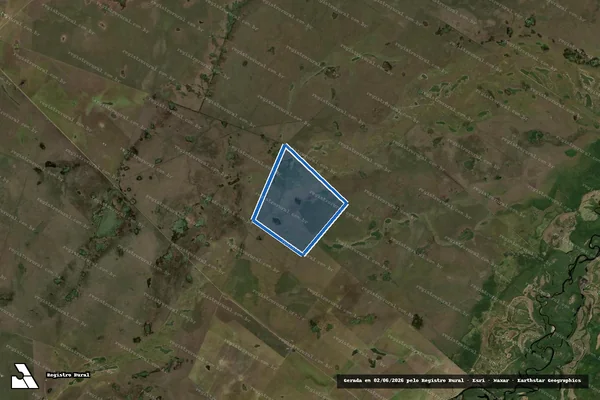 Imagem de satélite de Fazenda Kimoto - Parcela 1 em Cocalinho - MT