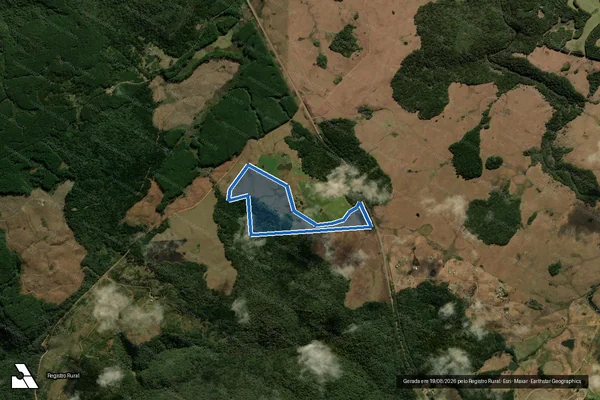 Imagem de satélite de Fazenda do Faxinal - Parcela 1 em São Francisco de Paula - RS