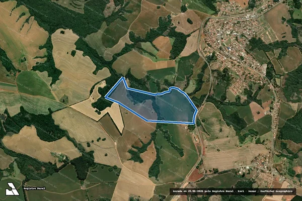 Imagem de satélite de Fazenda Querencia do Majuara - Parcela 1 em Ventania - PR
