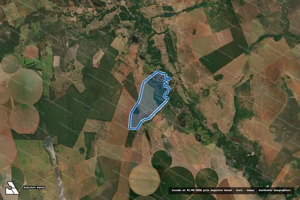 Imagem de satélite de FAZENDA GUARIROBA - Parte 1 em Paracatu - MG