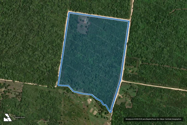 Imagem de satélite de PROJETO DE ASSENTAMENTO 72 - Lote 43 em Ladário - MS