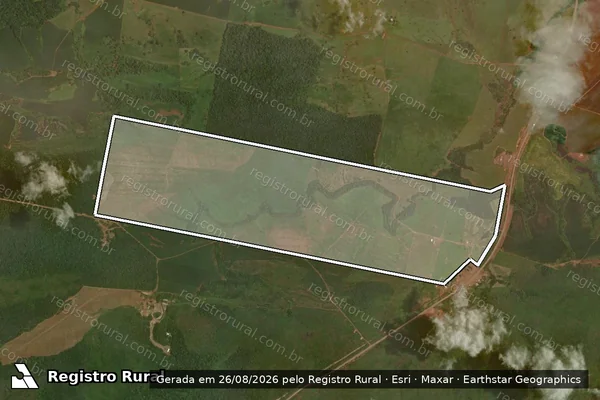 Imagem de satélite de Fazenda Fortaleza