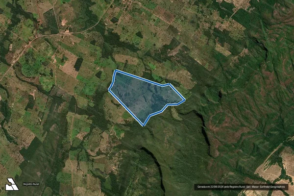 Imagem de satélite de Fazenda Vale dos Sonhos ? Mat ? 2234 - Parte 1 em Cáceres - MT