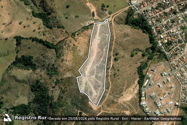 Imagem de satélite de RETIRO DAS PEDRAS - PARCELA 01 em Oliveira - MG