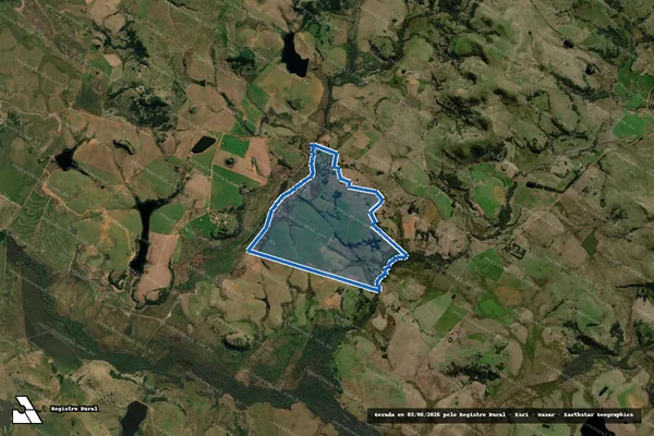 Imagem de satélite de Posto do Angico - Posto do Angico em Rosário do Sul - RS