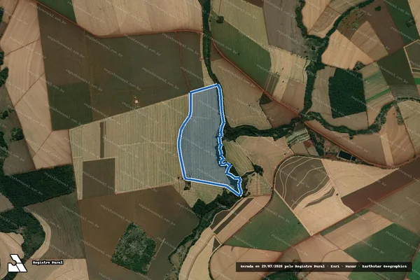 Imagem de satélite de Fazenda Primavera - Gleba B em Palmital - SP