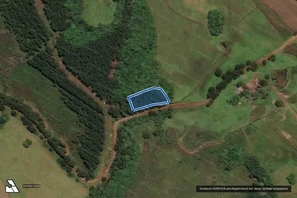 Imagem de satélite de Fazenda da Capela - Parcela 01 em Correia Pinto - SC