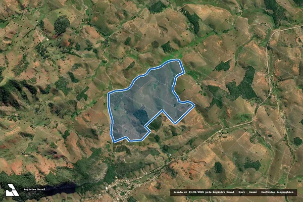 Imagem de satélite de Santa Rosa, Santa Margarida e Telefone - GLEBA C em Cardoso Moreira - RJ