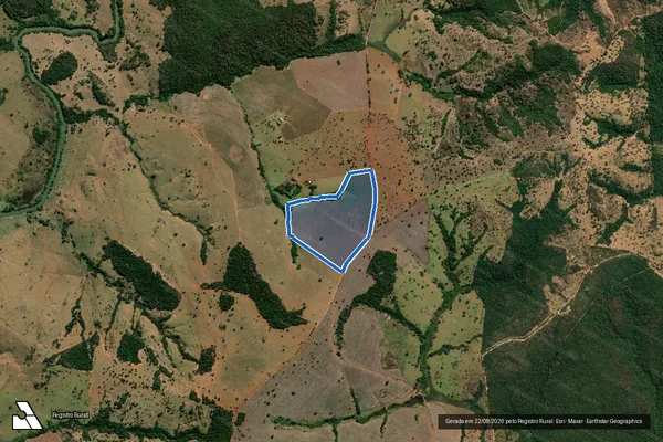 Imagem de satélite de SITIO SANTO EXPEDITO DO CAMPO LIMPO em Orizona - GO