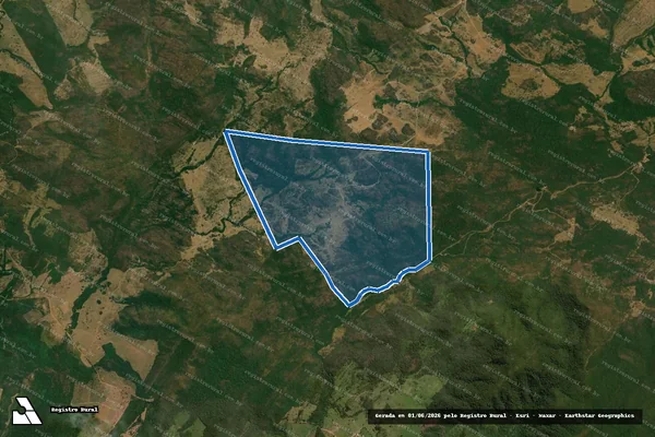 Imagem de satélite de Fazenda Engenho Velho em Santo Antônio do Leverger - MT