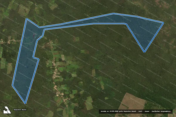 Imagem de satélite de Fazenda Bem Querer - Parte 1 em Caxias - MA