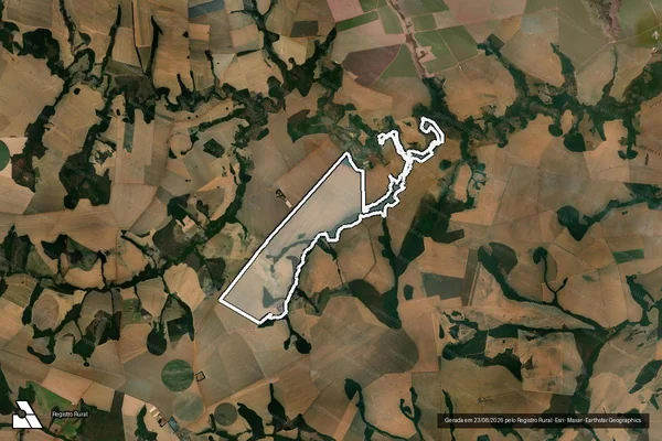Imagem de satélite de FAZENDA BOM JARDIM L.D. BOM JARDIM DO RIO VERDÃO - Parte 3 em Caiapônia - GO