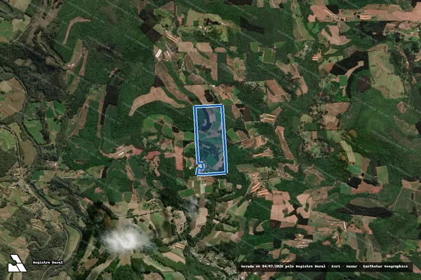 Imagem de satélite de Sitio Vieceli - Única em Videira - SC