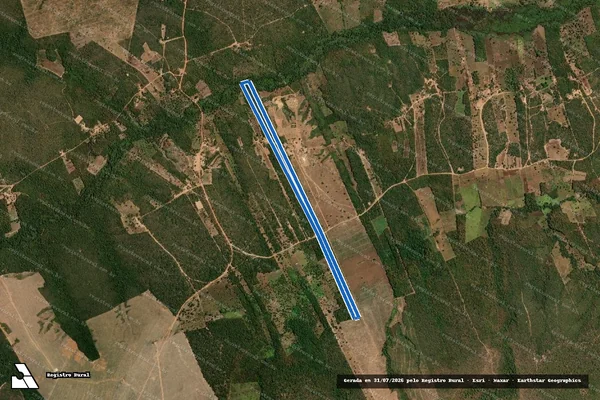Imagem de satélite de GLEBA BACURI - PARTE 4 - PARTE 4 em São Raimundo das Mangabeiras - MA
